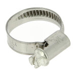 Collier serrage inox bande pleine l9 �16 - 27 w4