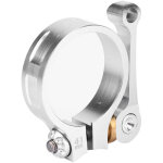 Collier de serrage rapide pour tige de selle v�lo en alliage d'aluminium cnc (argent)