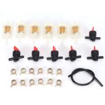 Collier de serrage pour vanne d'arr�t du r�servoir d'essence kit de conduite d'essence avec filtre � ...