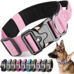 Collier tactique pour chien, collier de dressage pour chien de taille moyenne, durable et confortable ...