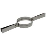Collier pour tubage inox �180 haut de chemin�e