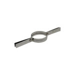 Collier pour tubage inox �80 haut de chemin�e ten