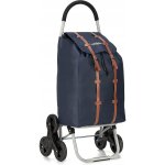 Colombo - chariot de courses dakar 3 bleu 6 roues 36x7x90 cm capacit 30kg tanche