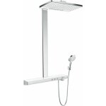 Hansgrohe - colonne de douche 460 2jet avec mitigeur thermostatique blanc / chromé rainmaker select Hansgrohe - colonne de douche 460 2jet avec mitigeur thermostatique blanc / chromé rainmaker select
