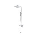Pro et discount - colonne de douche design carre robinet mitigeur thermostatique chrome Pro et discount - colonne de douche design carre robinet mitigeur thermostatique chrome