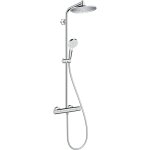 Hansgrohe crometta s colonne de douche 240 1jet ecosmart avec mitigeur thermostatique chromé Hansgrohe crometta s colonne de douche 240 1jet ecosmart avec mitigeur thermostatique chromé