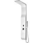 Idralite ? colonne de douche hydromassante abs blanc ? pomme de douche 50 jets ? syst�me anticalcaire ...
