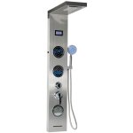 Colonne de douche led en acier inoxydable 304 panneau de douche avec douche à main multi - fonctionnel ... Colonne de douche led en acier inoxydable 304 panneau de douche avec douche à main multi - fonctionnel ...