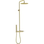 Colonne de douche mécanique luisa or brossé - essebagno Colonne de douche mécanique luisa or brossé - essebagno