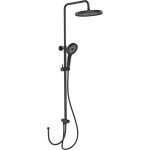 Colonne de douche pluie softwater wenko, 3 jets, pommeau douche ciel pluie 26cm, douchette 13cm, flexible ...