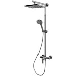 Schulte - colonne de douche rglable en hauteur avec mitigeur, 42 x 92 - 155 cm, rain douchette  main ...