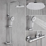 Xichao - colonne de douche thermostatique ensemble de douche rglable en acier inox