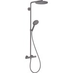 Hansgrohe - raindance select s - colonne de douche thermostatique showerpipe, 1jet, noir chrom� bross� ...
