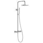 Jacob delafon - colonne douche thermostatique toobi douchette 1 jet chrome Jacob delafon - colonne douche thermostatique toobi douchette 1 jet chrome