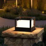 Colonne d'�clairage ext�rieur, lampe de jardin led 12 w, lampadaire d'ext�rieur en aluminium ip65, couleur ...