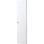 Savinidue - meuble colonne suspendu 1 porte cm 32x16x140 h meuble de salle de bain blanc