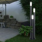 Colonne lumineuse pour ext�rieur 170 cm lampadaire de jardin lampadaire en acier inoxydable grande terrasse, ...