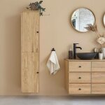 Berah getah - colonne en ch�ne massif suspendue