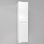 Colonne de salle de bain luna 135cm blanc brillant