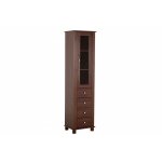 Colonne de salle de bain r�gine - 46 x 35 x 180 cm - grande armoire - livraison gratuite