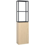 Mob - in - colonne de salle de bain  suspendre dcor chne et mtal 120 cm will