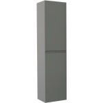 Zen - colonne de salle de bain  suspendre max - l40cm - anthracite - brillant - livr mont - ondee