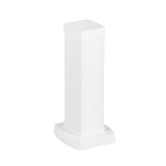 Colonnette � clippage direct 1 compartiment 2 faces hauteur 0, 30m couvercle pvc et corps en alu blanc ...