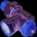 Corps thermostatique - robinet kv fixe - querre inverse femelle 3 / 8 (12x17) - m28 - fixosar - r807603 ...