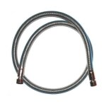 Flexible de gaz naturel inox - 1, 50m - validit� illimit�e - raccordement � visser - s651113 - comap