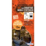 Kit chauffage pour chauffage mobile d'intrieur au gaz 13kg 5 ans - s651196 - comap
