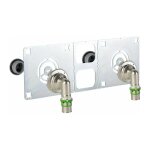 Kit de fixation pour robinetterie sanitaire sur plaque de pl�tre pour tubes multicouche � sertir - 16x2 ...