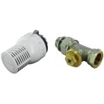 Kit thermostatique sensity droit 1 / 2jt - inclus tte thermostatique sensity m30 + corps thermostatique ...