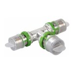 T rduit mtallique  sertir pour tubes multicouche - 26x3 - 20x2 - 20x2 - vendus par 2 - raccords multiskin ...