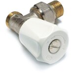 Robinet manuel �querre � simple r�glage � visser pour radiateur - m�le 1 / 2' (15x21) - eurosar - 418e ...