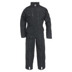 Combinaison noir 2 zips factory - polycoton - 245 g / m2 - coverguard s