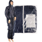 Combinaison de protection non tiss�e bleu marine xxl avec capuche 1 pi�ce.