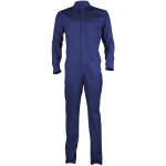 Combinaison de travail en coton partner - bleu royal l - 46 / 48