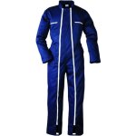 Combinaison de travail coverguard factory 2 zips taille 2xl 56 / 58 bleu marine multi - poches