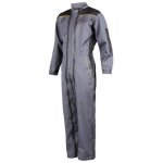 Combinaison de travail enfant arthur - taille 4a - gris / noir - r�sistant et confortable - d - work