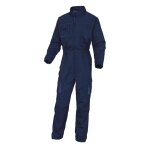 Combinaison de travail multipoches mach2 m2co2 bleu marine / bleu roi t3xl - delta plus - m2combm3x