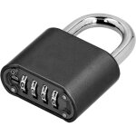 Parkside - combination lock heavy duty, locker lock padlock combination pad locks with code 4 digit combinatio ... Parkside - combination lock heavy duty, locker lock padlock combination pad locks with code 4 digit combinatio ...