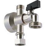Sanitaire - distribution - combin de piquage pour machine  laver avec jupe - diamtre : 3 / 8'' - 3 ...