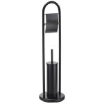 Combin� wc abby acier noir msv