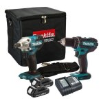 Makita - combopack 2 outils dlx2339sy perceuse ddf482 visseuse  chocs dtd156 - 18v li - ion (2x1. 5 ...