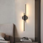 Comely - applique murale interieur, moderne lampe murale noir, 24w appliques led design lignes parallèles, ... Comely - applique murale interieur, moderne lampe murale noir, 24w appliques led design lignes parallèles, ...