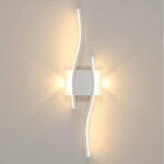 Comely applique murale int�rieure led, 20w 2250lm moderne lampe murale led, design ligne longue luminaire ...