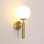Comely applique murale int�rieure, moderne e27 lampe murale design minimaliste, abat - jour en verre ...