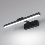 Comely - lampe miroir salle de bain 9w 1100lm 220v, 40cm lampe miroir applique led salle de bain, blanc ...
