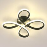 Comely plafonnier led, 30w 3500lm luminaire plafonnier led noir, créatif pétales design lampe de plafond ... Comely plafonnier led, 30w 3500lm luminaire plafonnier led noir, créatif pétales design lampe de plafond ...