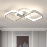 Comely - plafonnier led, 30w 4000lm lampe de plafond carr, blanc luminaire plafonnier moderne acrylique ...